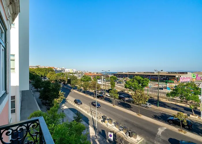 شقة Whome - Brand New Luxury 4-bed With Riverside Views & Ac Lisboa